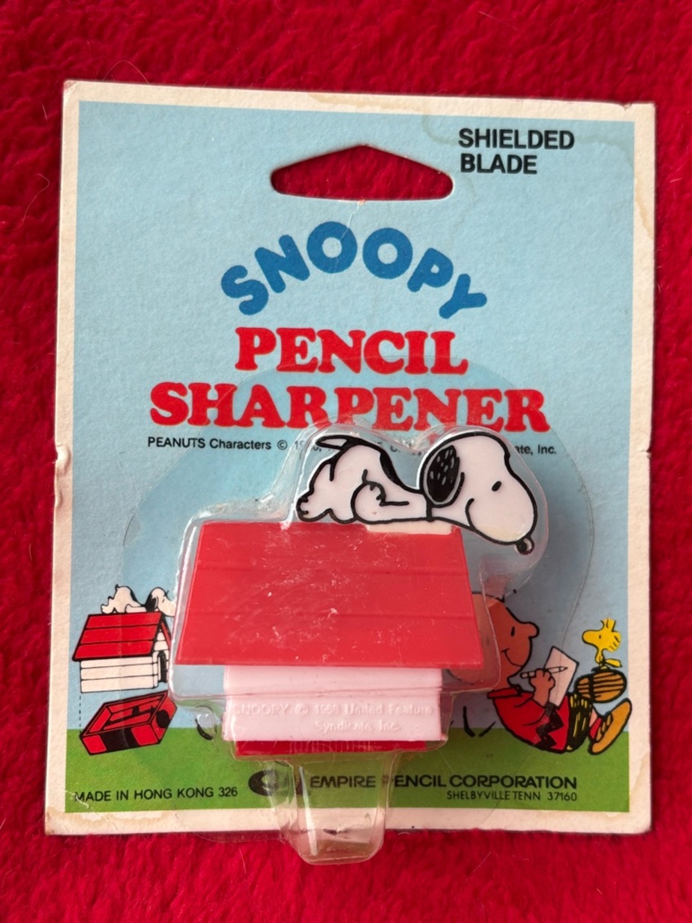 VINTAGE 1965 Unopened Snoopy Peanuts Empire Pencil Corp Pencil Sharpener
